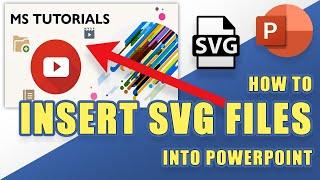 SOLVED: How to Insert Your SVG File Into PowerPoint (Simple EMF conversion)