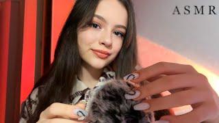 ASMR GETTING RID OF LICE  // wind protection & mouth sounds