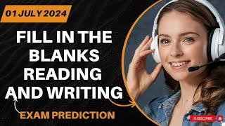 Reading and Writing Fill in The Blanks PTE Academic // JULY 2024 Predictions & Practice!