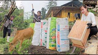 Building an independent life, living with nature of a girl named Binh in rural Vietnam