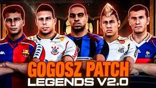 GOGOSZ PATCH LEGENDS 2.0 | COM FACES REAIS E TIMES E SELEÇÕES CLÁSSICAS | ESTÁDIOS EM 4K PES 2021