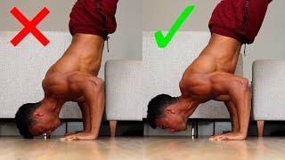 How to Handstand Push Up - 4 AMAZING TIPS! (CALISTHENICS)