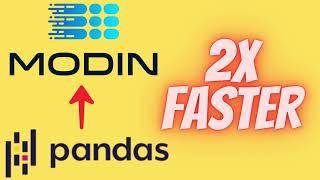 Boost Your Data Analysis with Modin: A Pandas Alternative 2x Faster! 