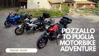 Pozzallo to Puglia Motorbike Adventure Part 1.