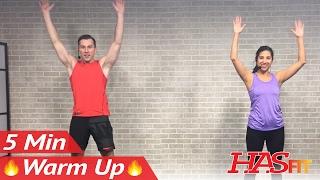 5 Min Fat Burning Cardio Warmup Exercise - 5 Minute Cardio Warm Up Exercises Before Workout