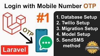 Login with Mobile Number OTP in Laravel Setup - Laravel login with Mobile OTP #1
