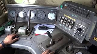 [IRFCA] Inside Alco WDM3D Diesel Locomotive, Ultimate Loco Cab Ride at 110KMPH