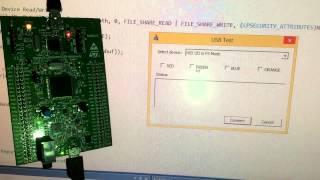 STM32F4 Discovery USB HID  Transfer Data Between a PC  Windows 8