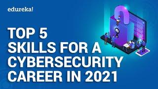 Top 5 Cybersecurity Skills In 2021 | Cybersecurity Career | Cybersecurity Training | Edureka