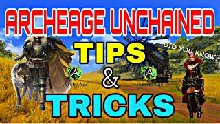 ArcheAge Unchained Tips & Tricks For ALL Players!