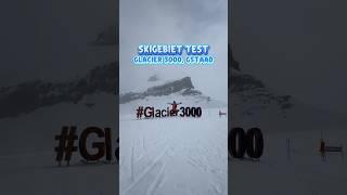 Skipiste mit Tunnel!  #skigebiet #test #glacier3000 #winter #freizeit #tipps #schweiz