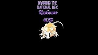 Drawing the National Dex - Raticate #20