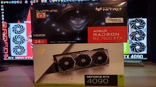 RX 7900 XTX VS RTX 4090 4K Benchmarks | R7 5800X 3D | i9 13900K