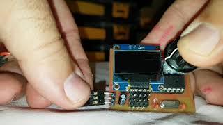 Servo tester with OLED display and rotary encoder. Supports fast servos.