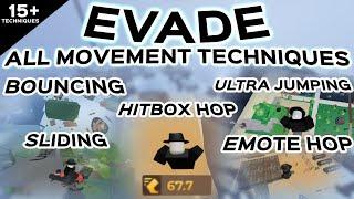 Evade | All Movement Techniques in ONE Video