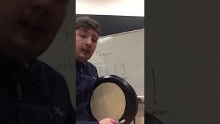 Hornpipes pattern 1. Bodhran for beginners by Davog Frayne