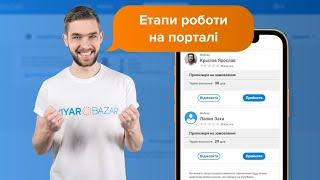 Viyar Bazar #9. Етапи роботи на порталі