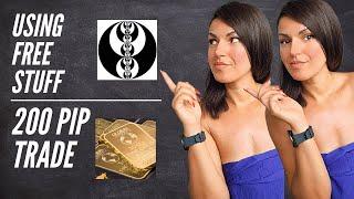200 pips GOLD trade using ICT's (Inner Circle Trader) FREE YouTube content [RBV - Forex Made Easy]