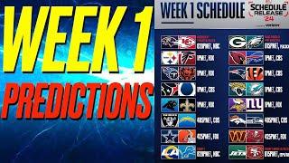 Predictions for EVERY WEEK 1 NFL GAME 2024