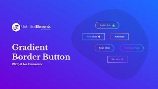 Gradient Border Button Widget for Elementor