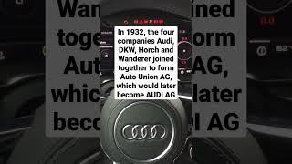 Why Does the Audi Logo Have Four Rings? The rings represent 4 companies that merged to create AUDI