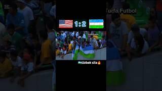 AQSH 1:2 O'zbekiston #live #uzbekistan #uzbekistan #futbol #top #reels #100 #football  #shorts