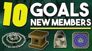 Top 10 Early Game Goals For New Accounts! Goals to Work Towards for New Member Accounts[OSRS]