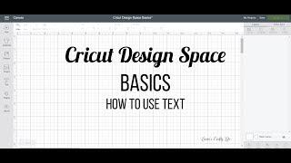 How to Use Text in Cricut Design Space