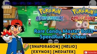 Citra Mmj increase speed 115000+and Fps280+ pokemon Omega Ruby Speed Up cheat and All Items Max 999X