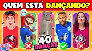 QUEM ESTÁ DANÇANDO  Enaldinho, Rato Milton, Emilly Vick, Neymar, Ana Castela, Homem-Aranha, Mario