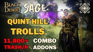 BDO | Best Mid Game Spot | 2 Bil+ Hour | Sage Succession | Quint Hill - Trolls | Lv2 Only - 11.800+