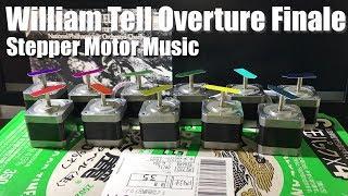 Rossini's William Tell Overture Finale - Stepper Motor Music