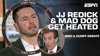 JJ Redick & Mad Dog's HEATED DEBATE about Larry Bird & Steph Curry  | First Take