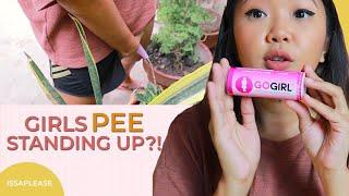 CAN GIRLS PEE STANDING UP? (GO GIRL REVIEW) | Bayhana