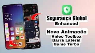 Boom  - Novo Segurança Enhanced Global - Nova Animação / Barra Lateral / Game Turbo / Video Toolbox