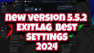 New Version 5.5.2 of Exitlag Best Settings *2024* Fortnite and Valorant etc | How to get low ping