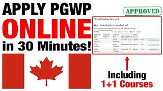 HOW TO APPLY PGWP FOR 1+1 COURSES IN CANADA // STEP-BY-STEP TUTORIAL (MUST WATCH)