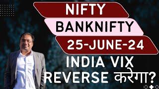 Nifty Prediction and Bank Nifty Analysis for Tuesday | 25 June 24 | Bank NIFTY Tomorrow