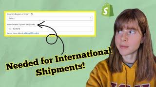 How to Add HS codes for International Shipments on Your Shopify Store