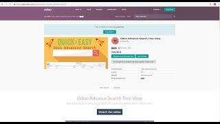 Odoo advance search view - quick search  on list view