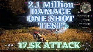 2.1 Million Damage - Ranger 17.5k attack - Bless Unleashed