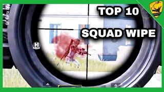 TOP 10 SQUAD WIPE PUBG MOBILE | IhsanYT