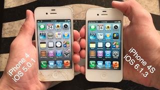 iPhone 4 iOS 5 vs iPhone 4S iOS 6