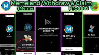 I Finally Withdraw My Memeland $MEMES to Hotcoin Exchange 