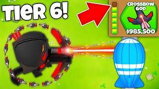The FIRST Tier 6 Tower in BTD 6?! (Modded Crossbow God)
