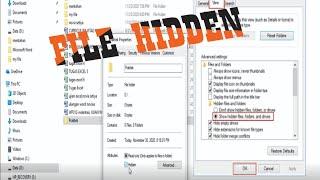 CARA KEMBALIKAN FILE YG TERSEMBUNYI (HIDDEN)