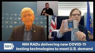 New #COVID19 Testing Technologies: Dr. Bruce Tromberg & Dr. Francis Collins