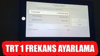 TRT 1 FREKANS AYARLAMA (ŞİFRELİ MAÇLAR İÇİN)