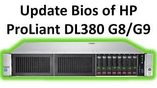 Update Bios firmware of HP ProLiant DL380 G8/G9 Servers from ILO Simple Step