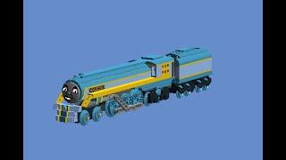 How To Build A Lego Connor The Streamlined Engine (4-6-4) (King Of The Railway) 1/2